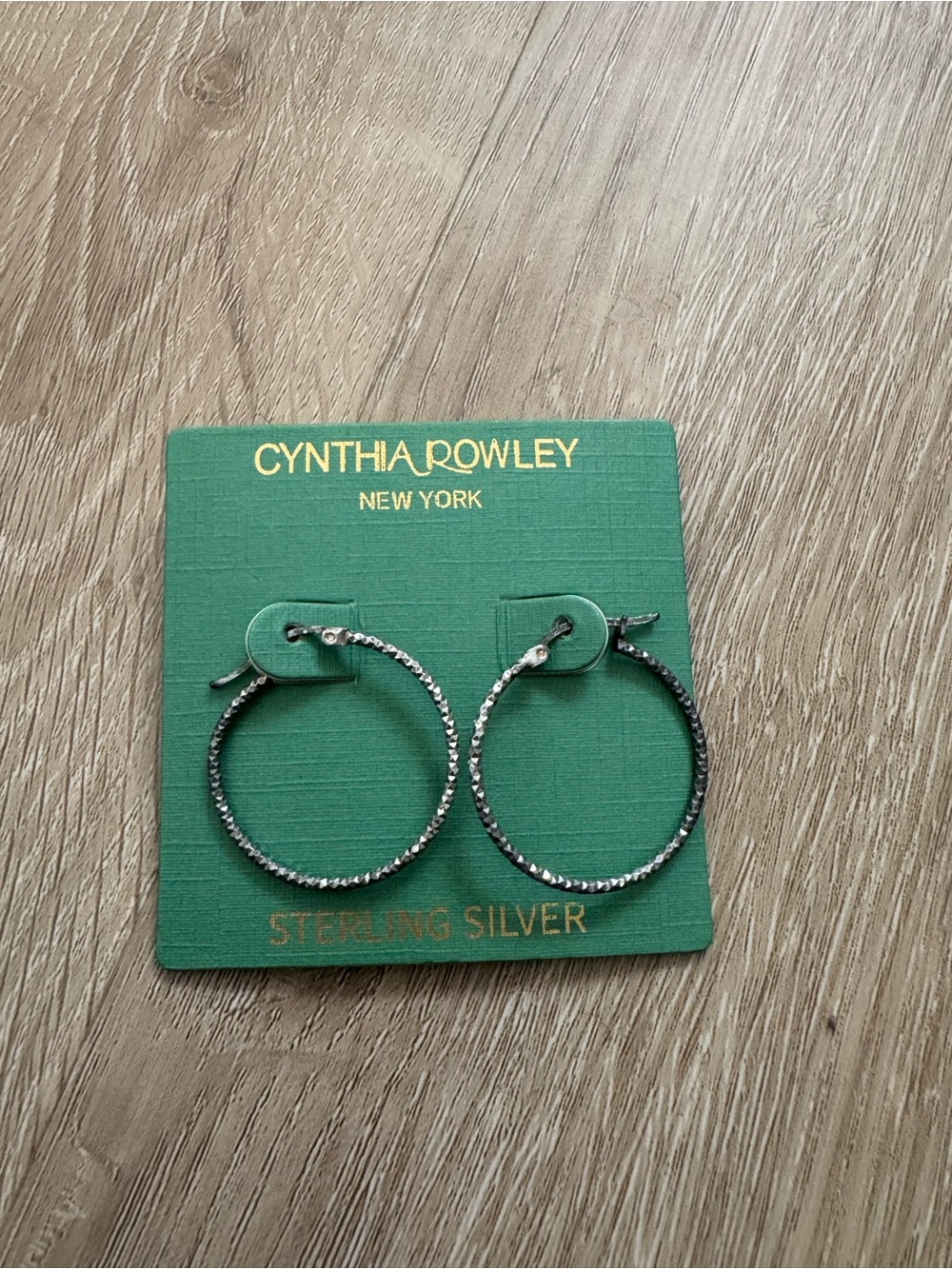 Cynthia Rowley Sterling Silver Hoop Earrings